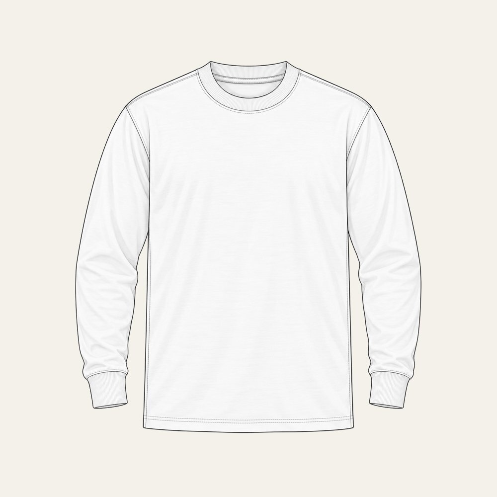 Forge Long Sleeve Crew flat lay