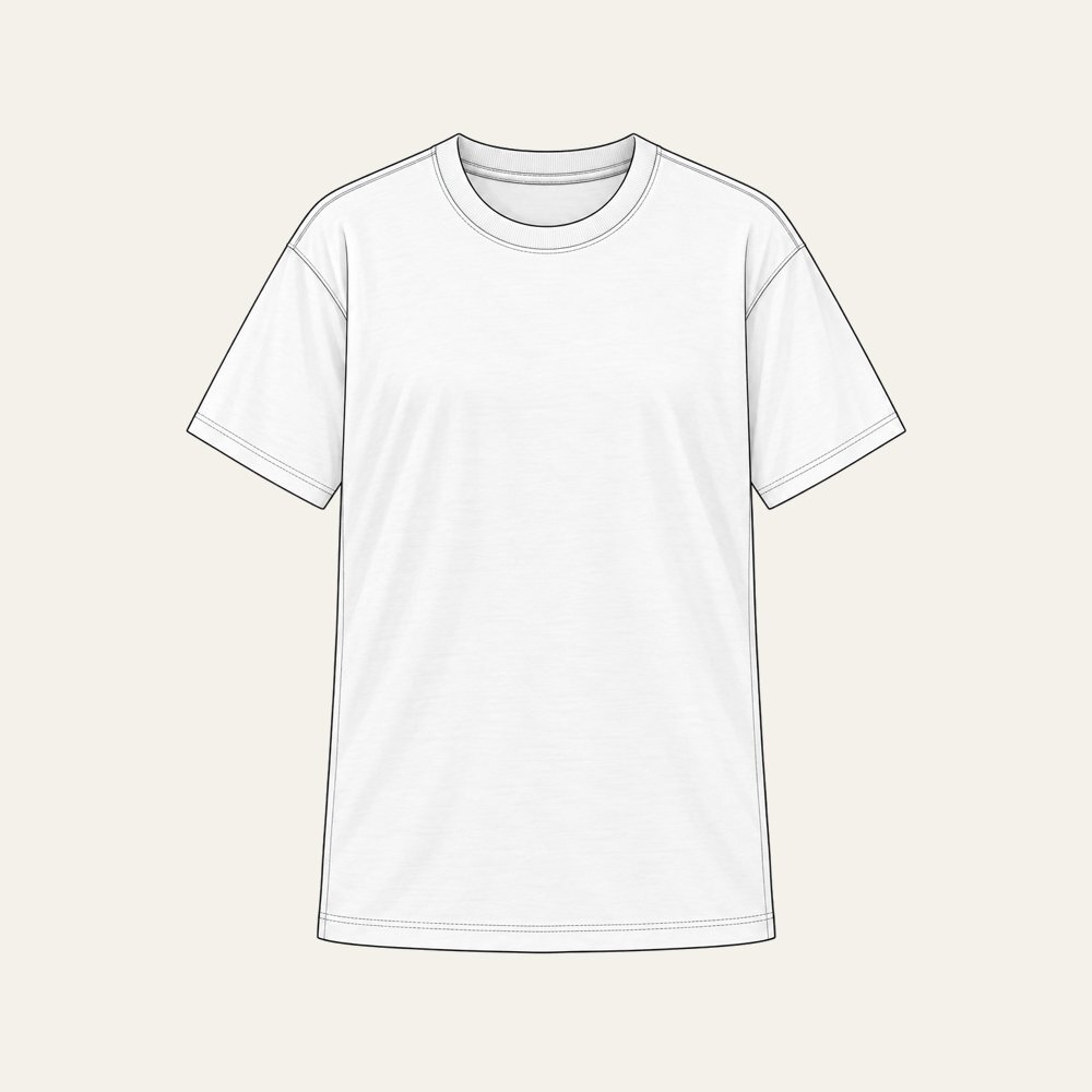 Boyfriend Tee Short Sleeve flat lay