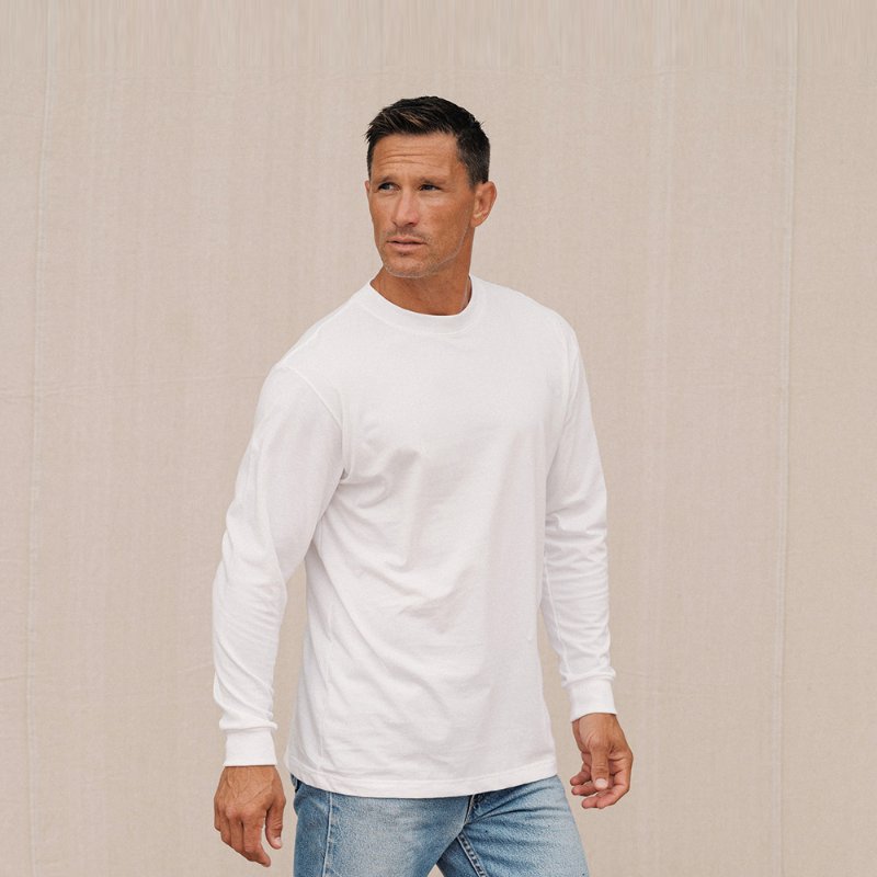 Forge Long Sleeve Crew on model