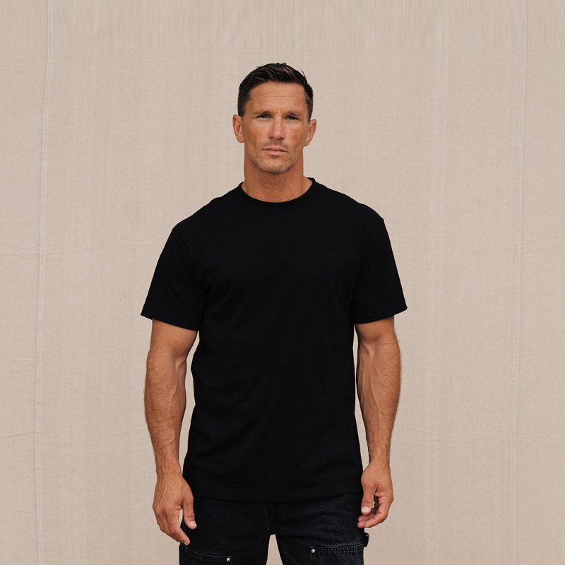 Forge Short Sleeve Crew on model